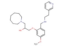 1-(1-azocanyl)-3-[5-methoxy-2-({[2-(3-pyridinyl)ethyl]amino}methyl)phenoxy]-2-propanol