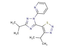 2-[3-isopropyl-5-(4-isopropyl-1,2,3-thiadiazol-5-yl)-1H-1,2,4-triazol-1-yl]pyridine