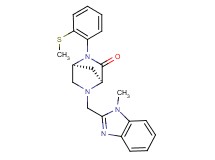 (1S*,4S*)-5-[(1-methyl-1H-benzimidazol-2-yl)methyl]-2-[2-(methylthio)phenyl]-2,5-diazabicyclo[2.2.1]heptan-3-one