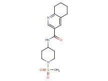 N-[1-(methylsulfonyl)piperidin-4-yl]-5,6,7,8-tetrahydroquinoline-3-carboxamide