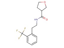 N-{2-[2-(trifluoromethyl)phenyl]ethyl}tetrahydrofuran-3-carboxamide