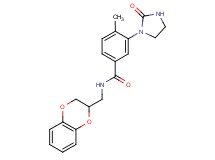 N-(2,3-dihydro-1,4-benzodioxin-2-ylmethyl)-4-methyl-3-(2-oxo-1-imidazolidinyl)benzamide