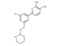 3-(5,6-dimethylpyridin-2-yl)-5-(2-piperidin-2-ylethyl)phenol