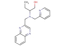 2-[(pyridin-2-ylmethyl)(quinoxalin-2-ylmethyl)amino]butan-1-ol