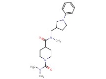 N~1~,N~1~,N~4~-trimethyl-N~4~-[(1-phenyl-3-pyrrolidinyl)methyl]-1,4-piperidinedicarboxamide
