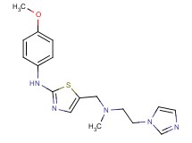 5-{[[2-(1H-imidazol-1-yl)ethyl](methyl)amino]methyl}-N-(4-methoxyphenyl)-1,3-thiazol-2-amine