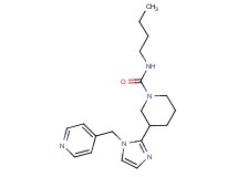 N-butyl-3-[1-(pyridin-4-ylmethyl)-1H-imidazol-2-yl]piperidine-1-carboxamide