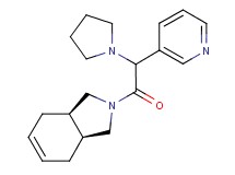 (3aR*,7aS*)-2-[pyridin-3-yl(pyrrolidin-1-yl)acetyl]-2,3,3a,4,7,7a-hexahydro-1H-isoindole