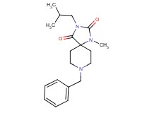 8-benzyl-3-isobutyl-1-methyl-1,3,8-triazaspiro[4.5]decane-2,4-dione