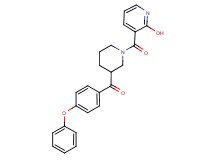 {1-[(2-hydroxypyridin-3-yl)carbonyl]piperidin-3-yl}(4-phenoxyphenyl)methanone