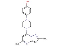 4-[4-(2,5-dimethylpyrazolo[1,5-a]pyrimidin-7-yl)-1-piperazinyl]phenol