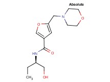 N-[(1R)-1-(hydroxymethyl)propyl]-5-(morpholin-4-ylmethyl)-3-furamide
