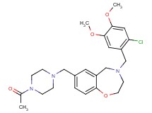 7-[(4-acetyl-1-piperazinyl)methyl]-4-(2-chloro-4,5-dimethoxybenzyl)-2,3,4,5-tetrahydro-1,4-benzoxazepine
