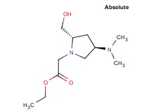 ethyl [(2S,4R)-4-(dimethylamino)-2-(hydroxymethyl)pyrrolidin-1-yl]acetate
