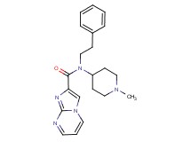 N-(1-methyl-4-piperidinyl)-N-(2-phenylethyl)imidazo[1,2-a]pyrimidine-2-carboxamide