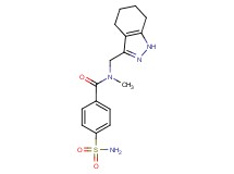 4-(aminosulfonyl)-N-methyl-N-(4,5,6,7-tetrahydro-1H-indazol-3-ylmethyl)benzamide