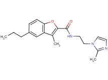 3-methyl-N-[2-(2-methyl-1H-imidazol-1-yl)ethyl]-5-propyl-1-benzofuran-2-carboxamide