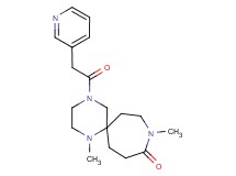 1,9-dimethyl-4-(3-pyridinylacetyl)-1,4,9-triazaspiro[5.6]dodecan-10-one