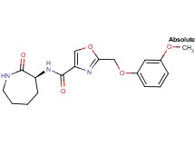 2-[(3-methoxyphenoxy)methyl]-N-[(3S)-2-oxo-3-azepanyl]-1,3-oxazole-4-carboxamide