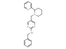 N-benzyl-5-{[2-(2-pyridinyl)-1-piperidinyl]methyl}-2-pyrimidinamine