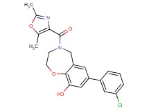 7-(3-chlorophenyl)-4-[(2,5-dimethyl-1,3-oxazol-4-yl)carbonyl]-2,3,4,5-tetrahydro-1,4-benzoxazepin-9-ol