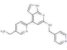 4-[5-(aminomethyl)pyridin-2-yl]-N-(pyridin-4-ylmethyl)-1H-pyrrolo[2,3-b]pyridin-6-amine