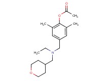 4-{[ethyl(tetrahydro-2H-pyran-4-ylmethyl)amino]methyl}-2,6-dimethylphenyl acetate