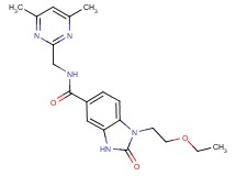 N-[(4,6-dimethylpyrimidin-2-yl)methyl]-1-(2-ethoxyethyl)-2-oxo-2,3-dihydro-1H-benzimidazole-5-carboxamide