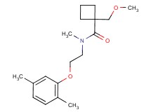 N-[2-(2,5-dimethylphenoxy)ethyl]-1-(methoxymethyl)-N-methylcyclobutanecarboxamide
