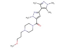 5-{[4-(3-methoxypropyl)piperazin-1-yl]carbonyl}-1,1',3',5'-tetramethyl-1H,1'H-3,4'-bipyrazole