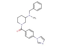 N-benzyl-1-[4-(1H-imidazol-1-yl)benzoyl]-N-methyl-3-piperidinamine