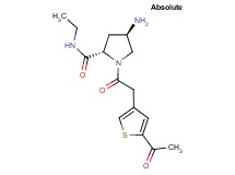 (4R)-1-[(5-acetyl-3-thienyl)acetyl]-4-amino-N-ethyl-L-prolinamide