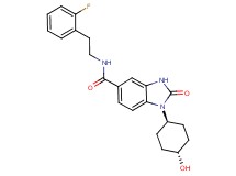 N-[2-(2-fluorophenyl)ethyl]-1-(trans-4-hydroxycyclohexyl)-2-oxo-2,3-dihydro-1H-benzimidazole-5-carboxamide