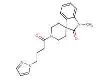 1-methyl-1'-[4-(1H-pyrazol-1-yl)butanoyl]spiro[indole-3,4'-piperidin]-2(1H)-one