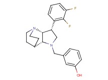 3-{[(3R*,3aR*,7aR*)-3-(2,3-difluorophenyl)hexahydro-4,7-ethanopyrrolo[3,2-b]pyridin-1(2H)-yl]methyl}phenol