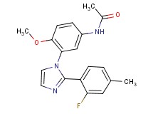 N-{3-[2-(2-fluoro-4-methylphenyl)-1H-imidazol-1-yl]-4-methoxyphenyl}acetamide