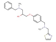 1-[benzyl(methyl)amino]-3-(4-{[methyl(1,3-thiazol-2-ylmethyl)amino]methyl}phenoxy)-2-propanol