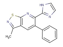 6-(1H-imidazol-2-yl)-3-methyl-5-phenylisothiazolo[5,4-b]pyridine trifluoroacetate