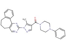2-{5-methyl-4-[(4-phenyl-1-piperazinyl)carbonyl]-1H-pyrazol-1-yl}-6,7-dihydro-5H-benzo[6,7]cyclohepta[1,2-d]pyrimidine