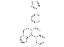 2-[4-(1H-pyrazol-3-yl)benzoyl]-1-(3-pyridinyl)-1,2,3,4-tetrahydropyrrolo[1,2-a]pyrazine