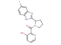 2-{[2-(5-fluoro-1H-benzimidazol-2-yl)-1-pyrrolidinyl]carbonyl}-3-pyridinol