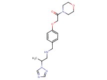 N-[4-(2-morpholin-4-yl-2-oxoethoxy)benzyl]-2-(1H-1,2,4-triazol-1-yl)propan-1-amine