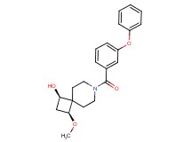 (1R*,3S*)-3-methoxy-7-(3-phenoxybenzoyl)-7-azaspiro[3.5]nonan-1-ol