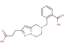2-{[2-(2-carboxyethyl)-6,7-dihydropyrazolo[1,5-a]pyrazin-5(4H)-yl]methyl}benzoic acid