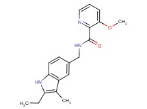 N-[(2-ethyl-3-methyl-1H-indol-5-yl)methyl]-3-methoxypyridine-2-carboxamide