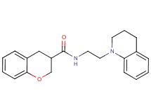 N-[2-(3,4-dihydroquinolin-1(2H)-yl)ethyl]chromane-3-carboxamide