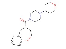 1-(2,3,4,5-tetrahydro-1-benzoxepin-4-ylcarbonyl)-4-(tetrahydro-2H-pyran-4-yl)piperazine