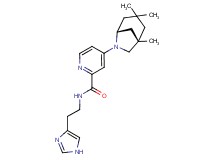 N-[2-(1H-imidazol-4-yl)ethyl]-4-[(1S*,5R*)-1,3,3-trimethyl-6-azabicyclo[3.2.1]oct-6-yl]-2-pyridinecarboxamide