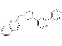 4-[1-(quinolin-2-ylmethyl)pyrrolidin-3-yl]-2,4'-bipyridine