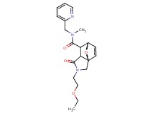 (3aR*,6S*)-2-(2-ethoxyethyl)-N-methyl-1-oxo-N-(pyridin-2-ylmethyl)-1,2,3,6,7,7a-hexahydro-3a,6-epoxyisoindole-7-carboxamide